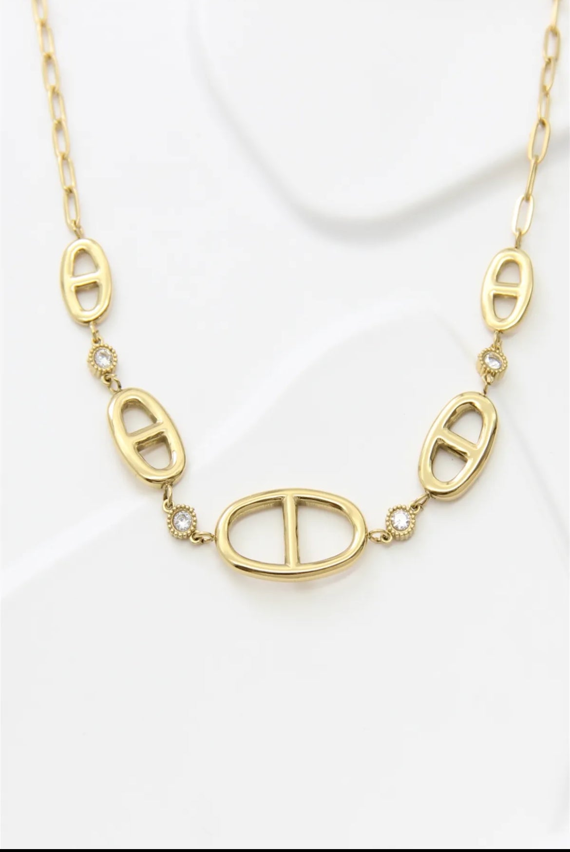 Collier chaîne Marine